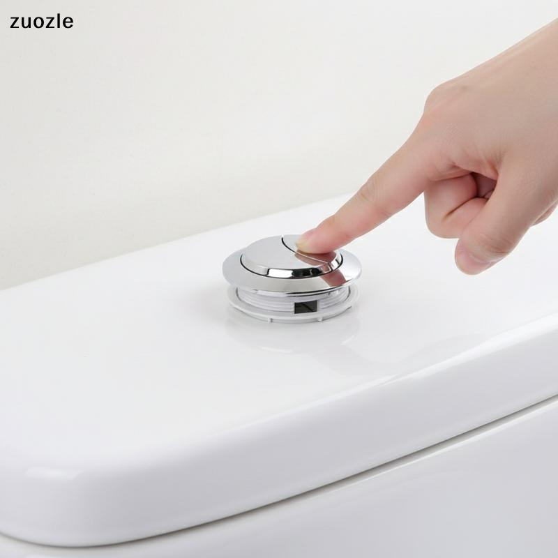 Toilet Fill Valve - 1 個ユニバーサル 38/48/58 ミリメートル便座タンクデュアルフラッシュトイレタンクプッシュボタンフラッシュボタンバルブデュアルボタンバスルームアクセサリー