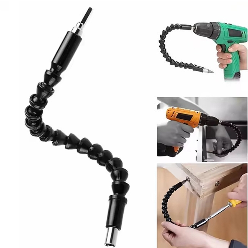 Drain Snake Flexible - 電気ドリルドライバービット多機能ユニバーサルスネークフレキシブルホースカルダンシャフト接続ソフト延長ロッドリンク