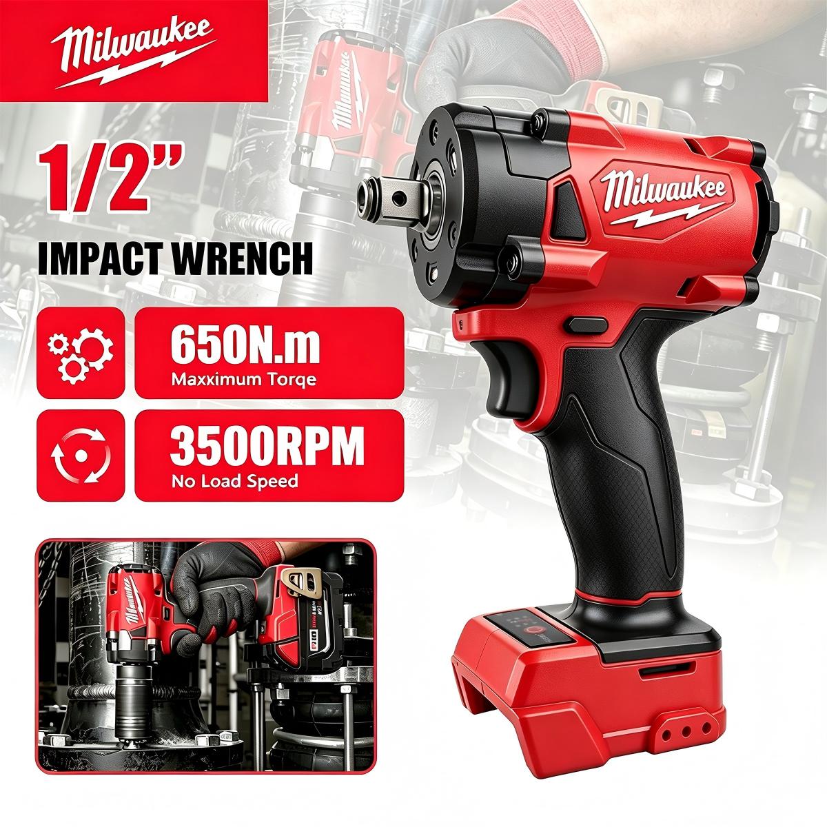 Milwaukee Drill M18 Fuel - ミルウォーキー 1/2' M18 FUEL ブラシレス コードレス