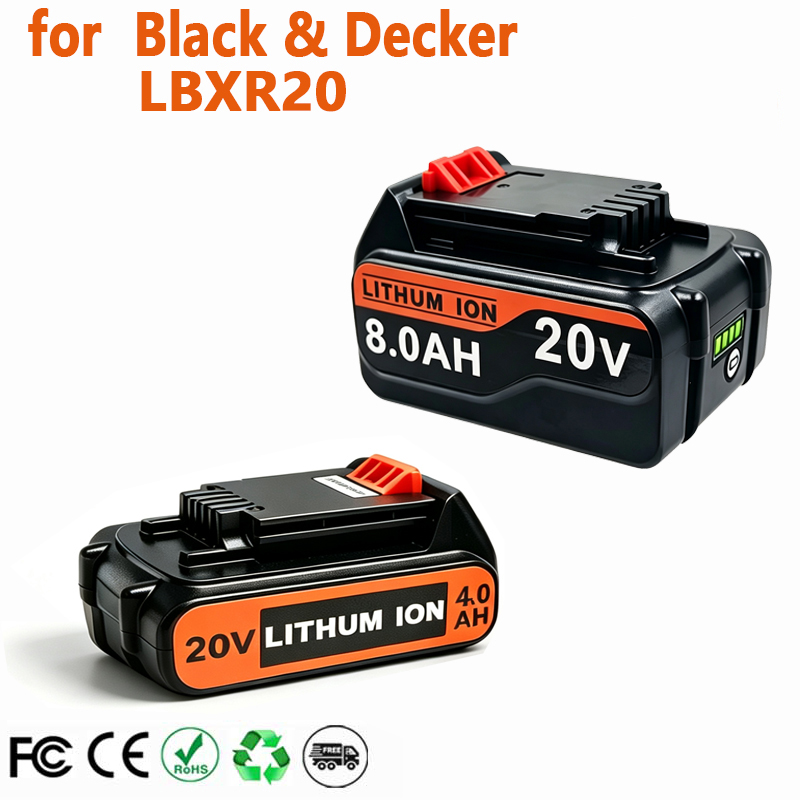 Black+Decker Tool 20V Max - 18V 3.0Ah 8.0Ah BL2018 ブラック＆デッカー 20V