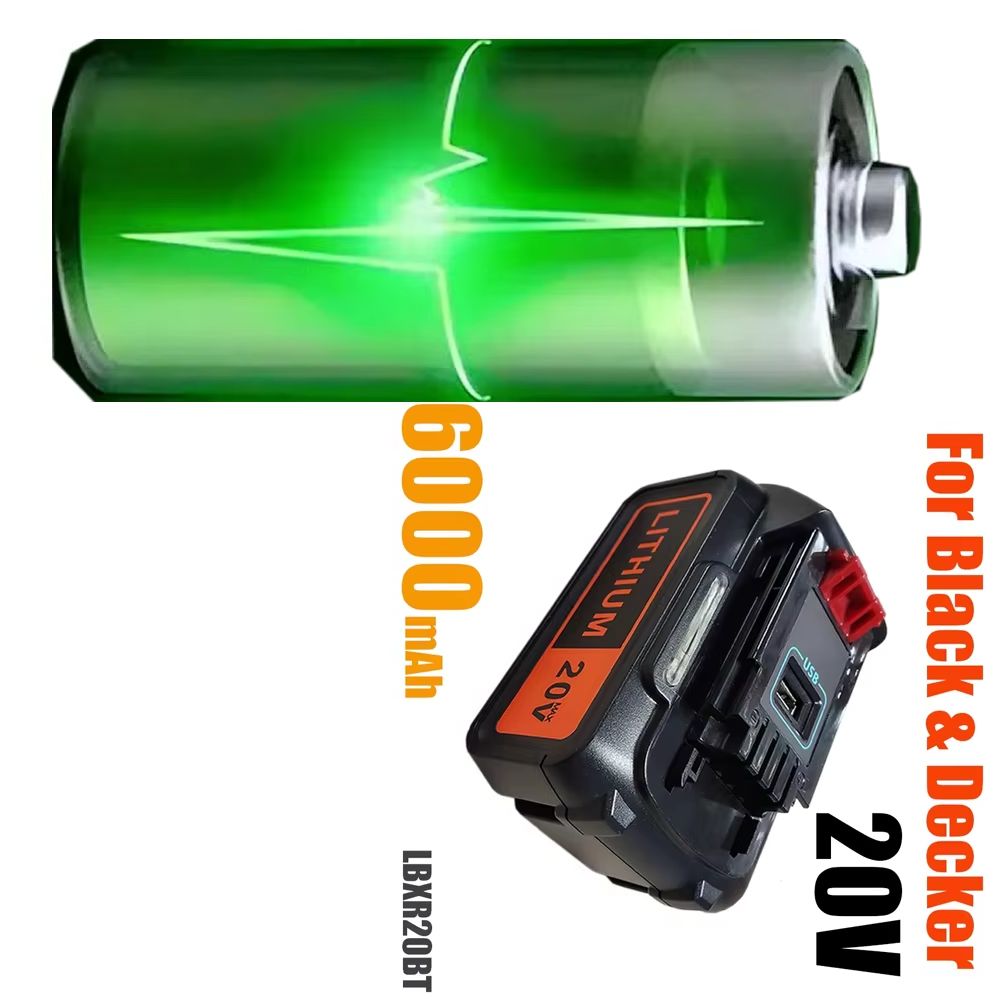 Black+Decker Tool Cordless - 6Ah/10Ah 18V 8.0Ah BL2018 ブラック＆デッカー 20V