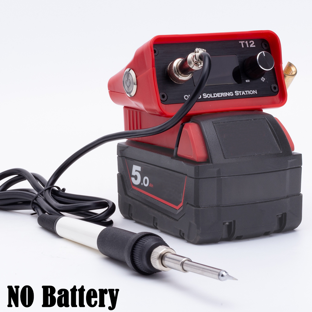 Milwaukee Drill M12 Fuel - コードレスOLEDT12はんだごて,デジタル電気はんだ付けステーション,DIY修理,18Vバッテリー,ミルウォーキー,バッテリーなし