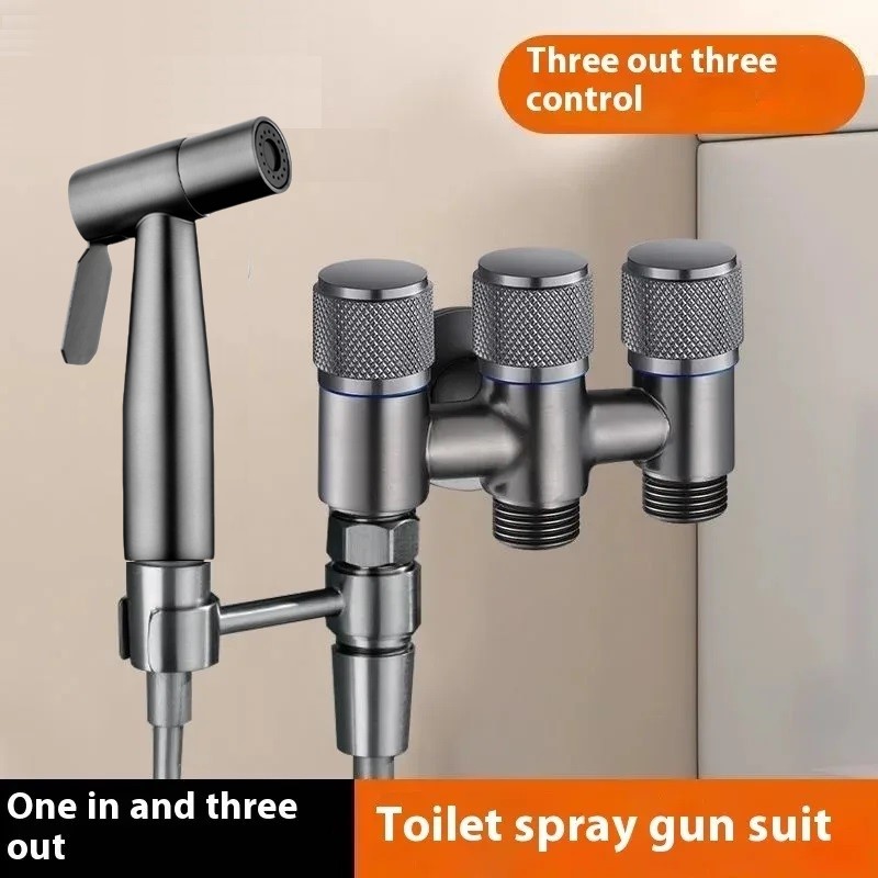 Toilet Fill Valve - 3 つの中から 1 つがスプレー ガン バルブ付きトイレ用コンパニオン、バスルーム