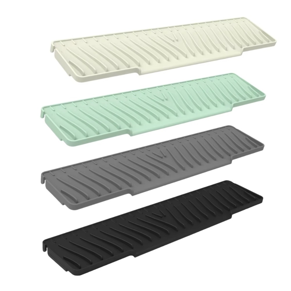 新しいシリコン製排水マット滑り止め45cm延長シンクスプラッ - Silicone Tap Washer のレビューと価格