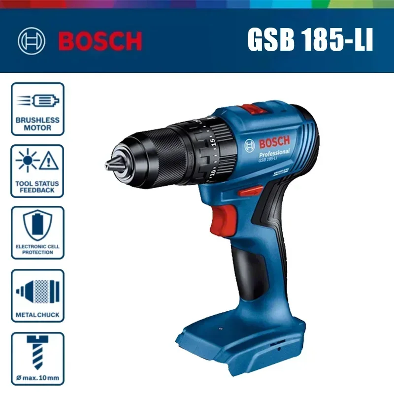 ボッシュ GSB 185-LI 18V ブラシレスコードレス - Bosch Drill Gsb 18V のレビューと価格