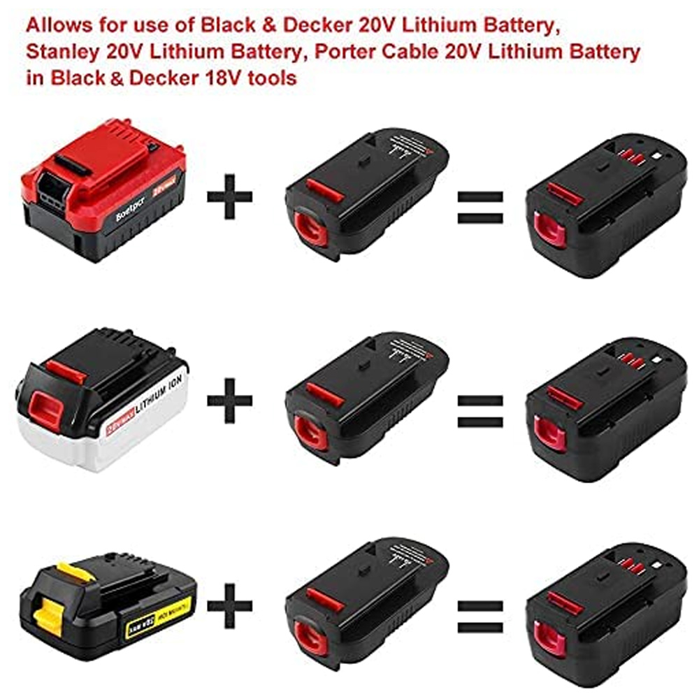 HPA1820交換用アダプタブラック & デッカー/stan - Black+Decker Tool 20V Max のレビューと価格