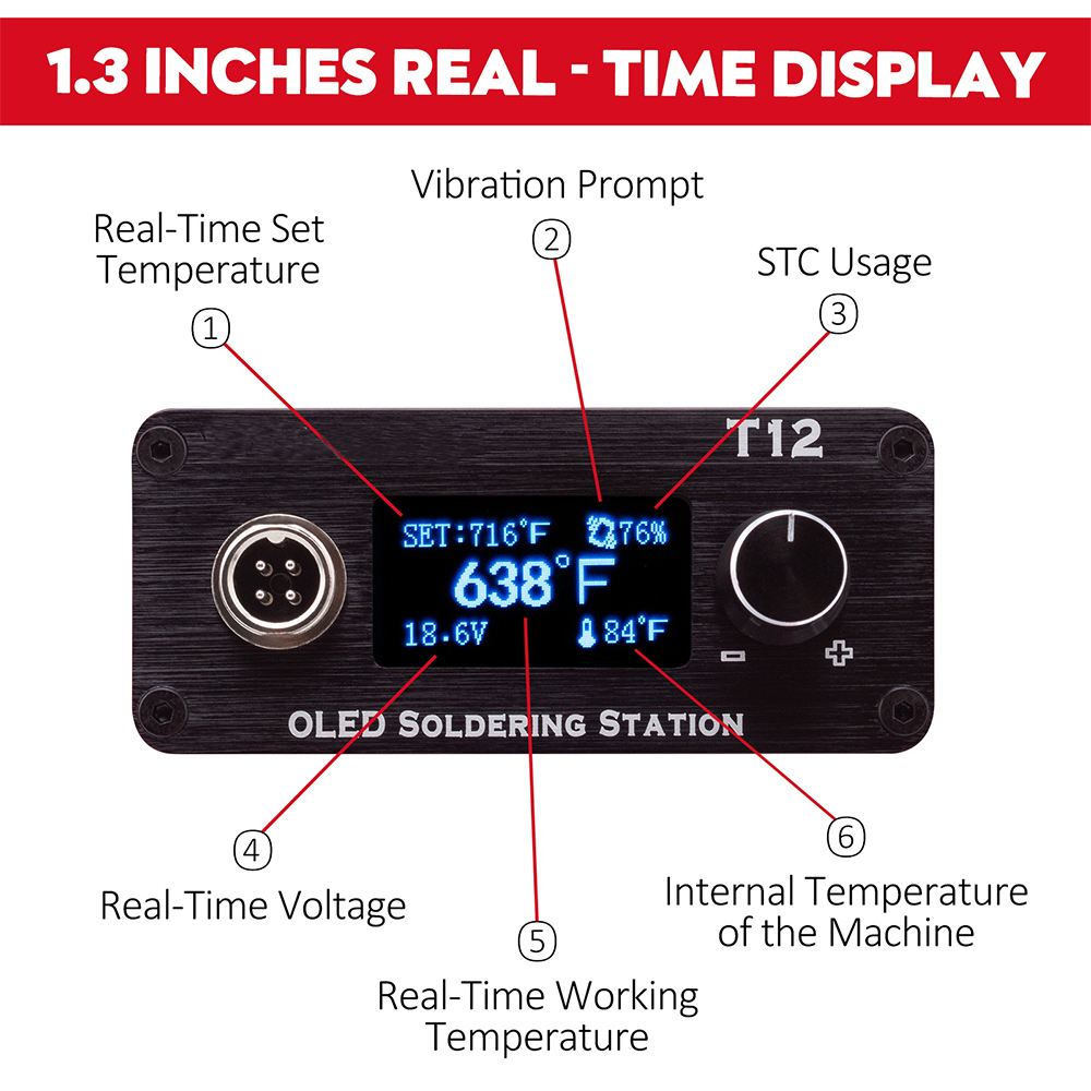 ミルウォーキー用の調整可能なはんだ付けステーション,oled - Milwaukee Drill M12 Fuel のレビューと価格
