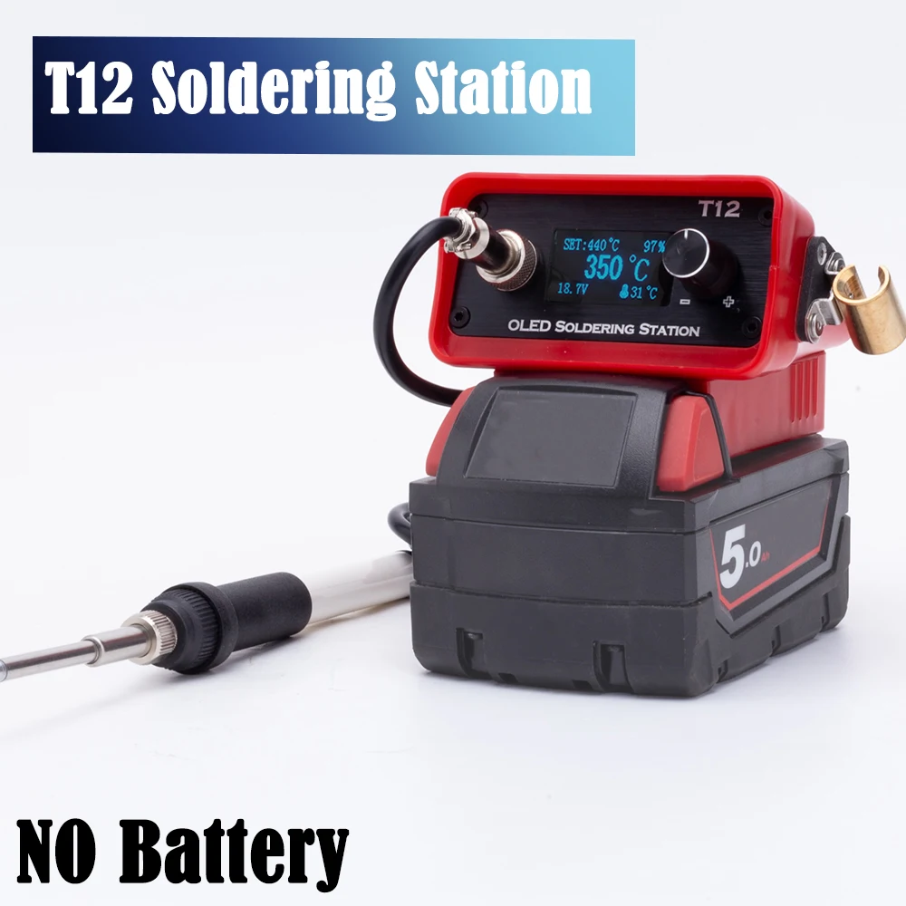 OLED T12 コードレスはんだごてステーション電気はんだ - Milwaukee Drill M12 Fuel のレビューと価格