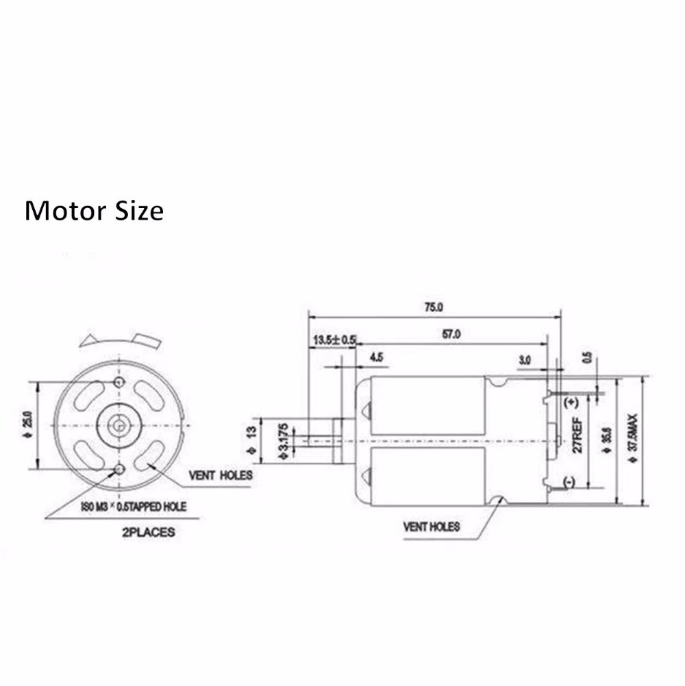 DC RS550 モーター 13 歯 13 歯 9.5 ミリ - Bosch Drill Gsb 18V のレビューと価格