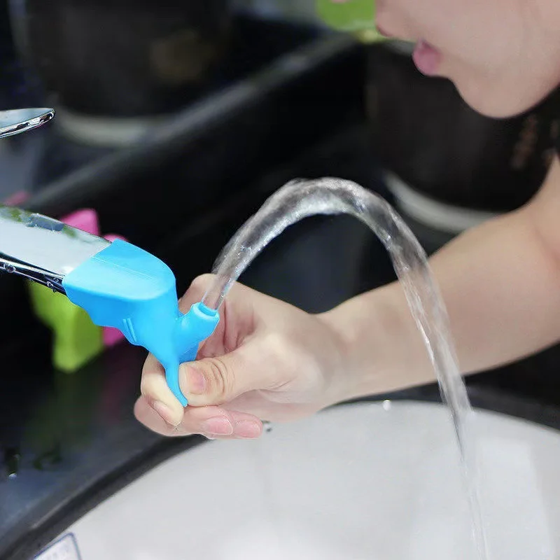 蛇口エクステンダー、浴室シンク用具、子供用手洗いアクセサリー - Silicone Tap Washer のレビューと価格
