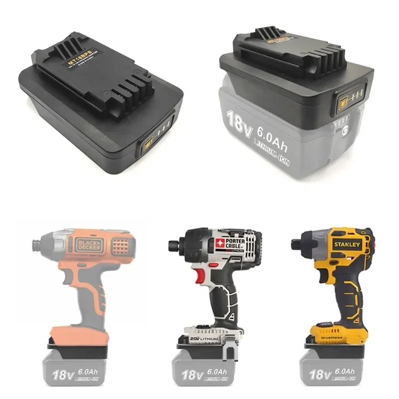 マキタ 18V バッテリー用 MT18BPS アダプターは、 - Black+Decker Tool Cordless のレビューと価格