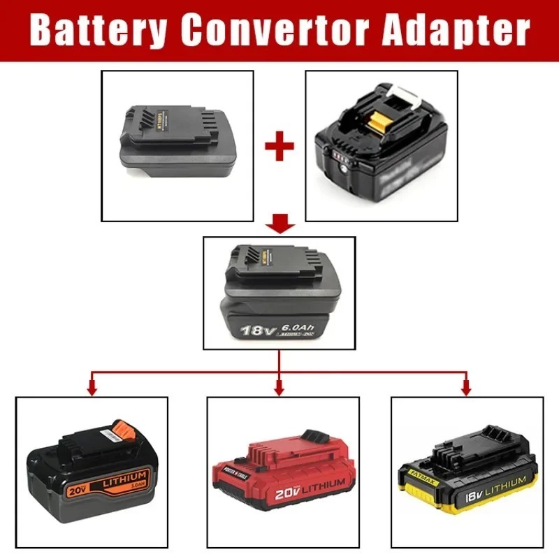 マキタ 18V バッテリー用 MT18BPS アダプターは、 - Black+Decker Tool Cordless のレビューと価格