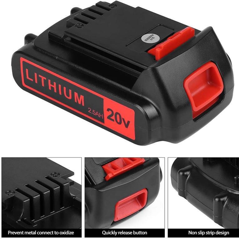 3000mAh 20V リチウム電池交換用 ブラック＆デッカ - Black+Decker Tool 20V Max のレビューと価格