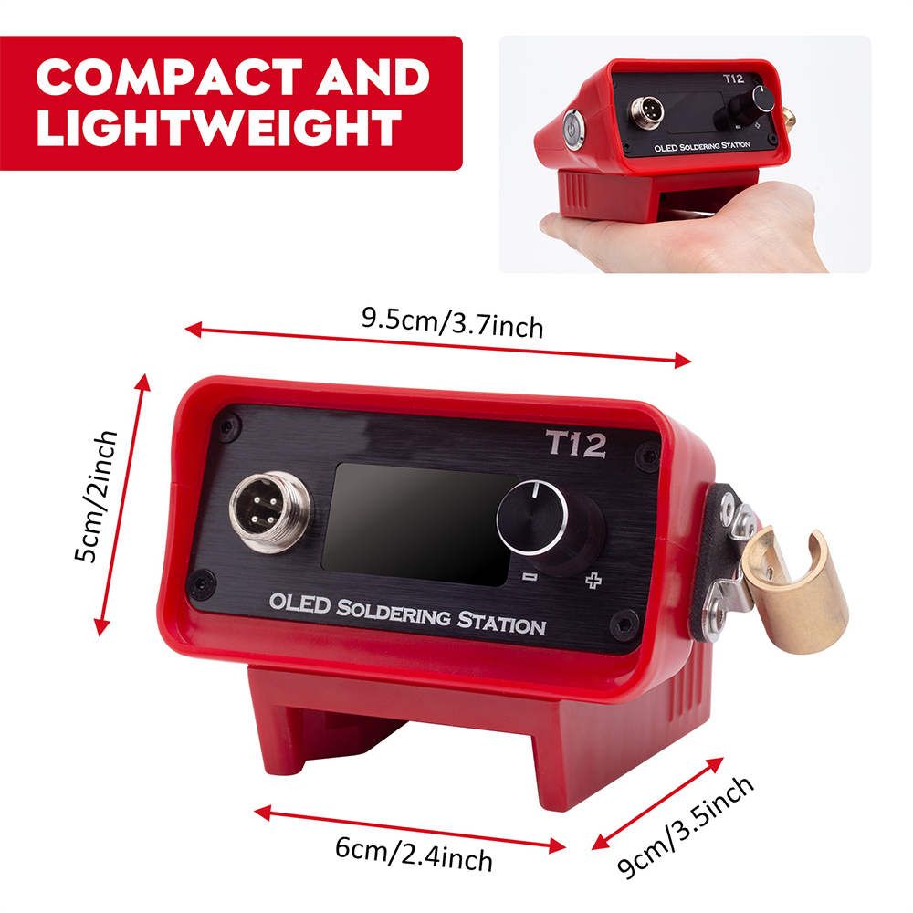 OLED T12 はんだごてステーション調整可能な溶接ステー - Milwaukee Drill M12 Fuel のレビューと価格