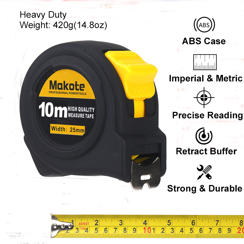 インチ・メートル両用スチール製巻尺、3M/10フィート、5M - Stanley Tape 25Ft のレビューと価格