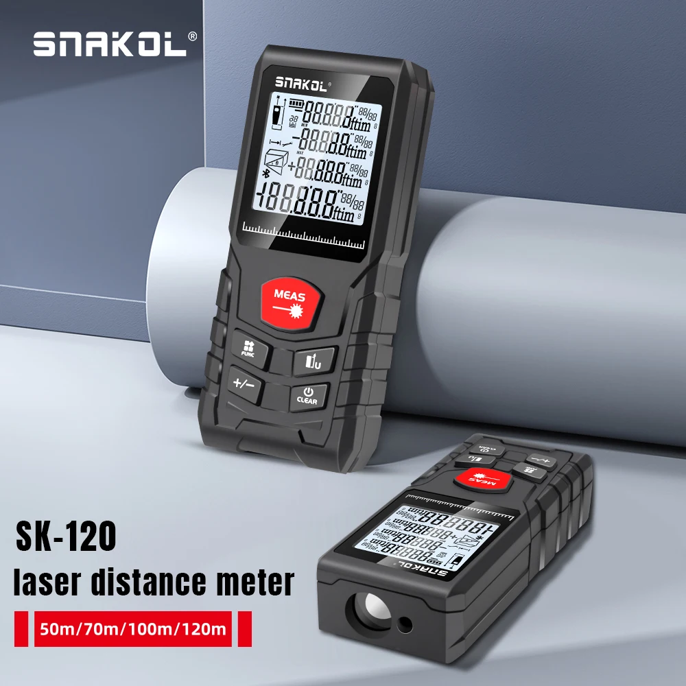SNAKOL レーザー距離計 50m 70m 100m 12 - Stanley Tape 25Ft のレビューと価格